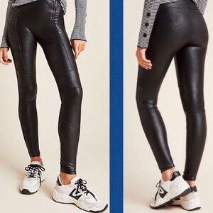 Spanx Black Hip Zip Leggings, size M. NWT.